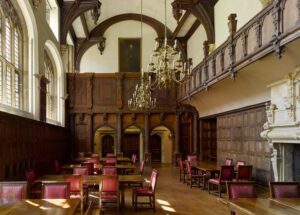 Tudor screen in the Great Hall at the Charterhouse