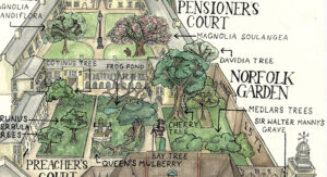 Charterhouse Gardens illustration
